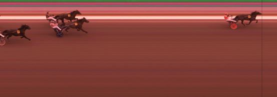 Målfoto for løp 1 på bane KL den 15.04.2017