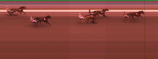 Målfoto for løp 3 på bane KL den 15.04.2017