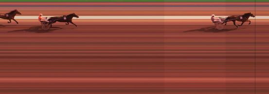 Målfoto for løp 2 på bane KL den 25.05.2017