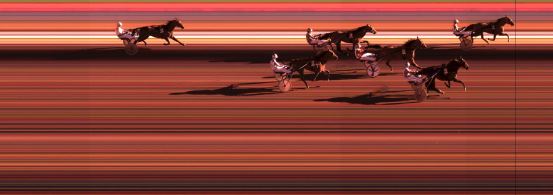 Målfoto for løp 6 på bane KL den 25.05.2017