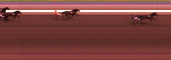 Målfoto for løp 2 på bane KL den 08.06.2017