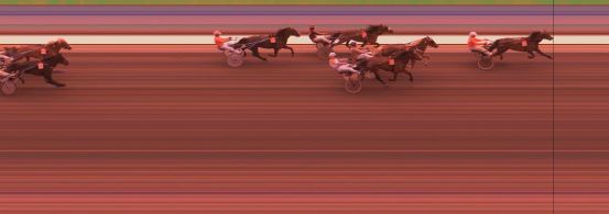 Målfoto for løp 3 på bane KL den 08.06.2017