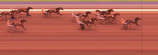 Målfoto for løp 4 på bane KL den 08.06.2017