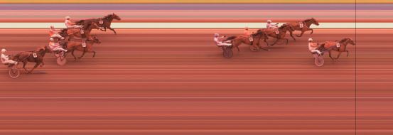 Målfoto for løp 5 på bane KL den 08.06.2017