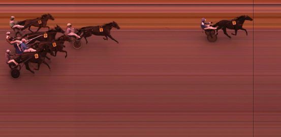 Målfoto for løp 1 på bane KL den 30.07.2017