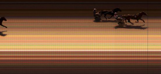 Målfoto for løp 6 på bane KL den 30.07.2017