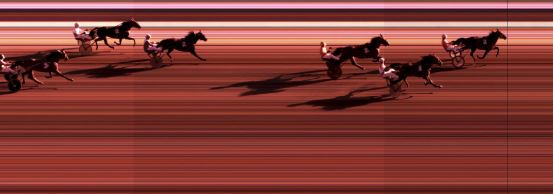 Målfoto for løp 2 på bane KL den 10.08.2017