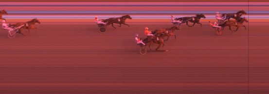 Målfoto for løp 6 på bane KL den 10.08.2017