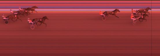 Målfoto for løp 8 på bane KL den 10.08.2017