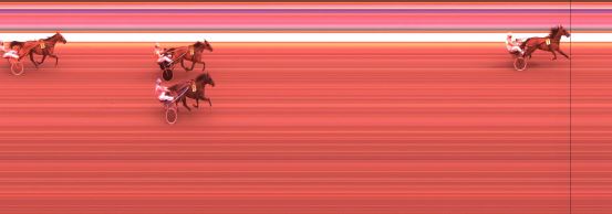 Målfoto for løp 1 på bane KL den 24.08.2017