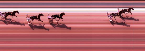 Målfoto for løp 1 på bane KL den 12.10.2017