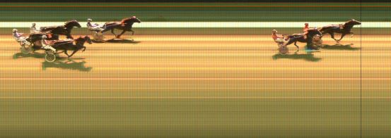 Målfoto for løp 3 på bane KL den 19.10.2017