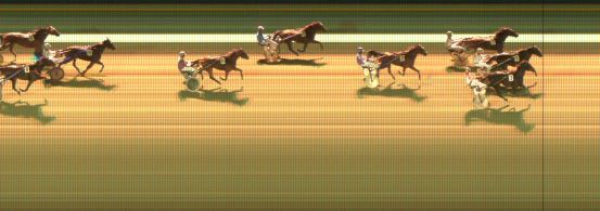 Målfoto for løp 5 på bane KL den 19.10.2017