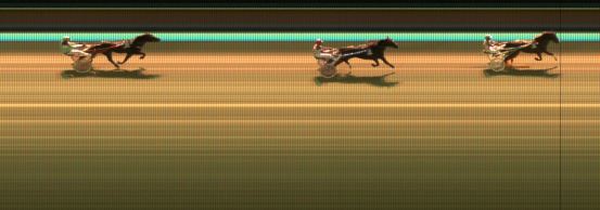 Målfoto for løp 2 på bane KL den 09.11.2017