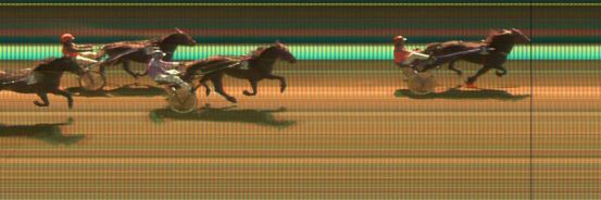 Målfoto for løp 2 på bane KL den 09.12.2017