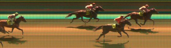 Målfoto for løp 8 på bane KL den 09.12.2017