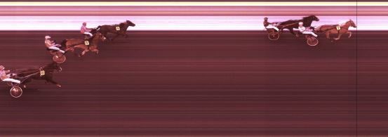 Målfoto for løp 1 på bane KL den 06.01.2018