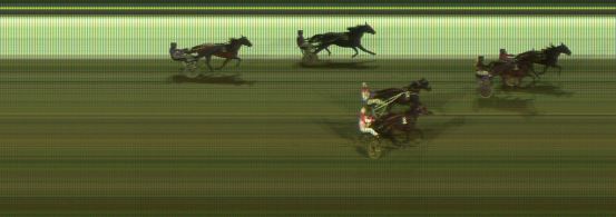 Målfoto for løp 6 på bane KL den 22.01.2018