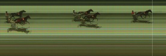 Målfoto for løp 3 på bane KL den 29.01.2018