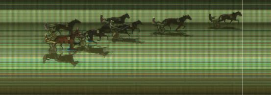 Målfoto for løp 5 på bane KL den 29.01.2018