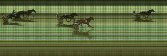 Målfoto for løp 6 på bane KL den 29.01.2018