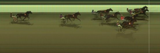 Målfoto for løp 3 på bane KL den 08.02.2018