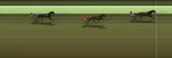 Målfoto for løp 6 på bane KL den 08.02.2018