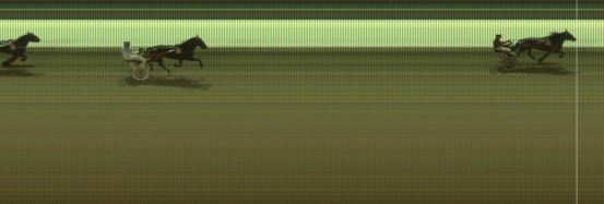 Målfoto for løp 8 på bane KL den 08.02.2018