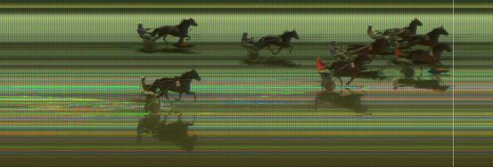 Målfoto for løp 8 på bane KL den 08.03.2018