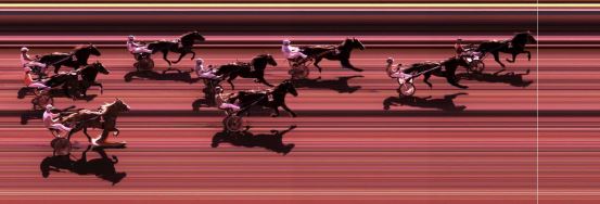 Målfoto for løp 6 på bane KL den 31.03.2018