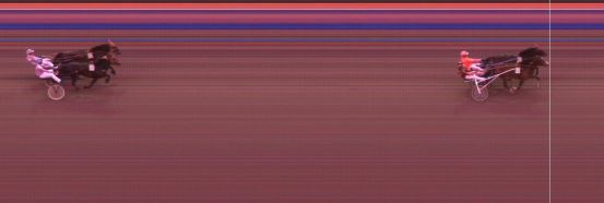 Målfoto for løp 4 på bane KL den 09.04.2018