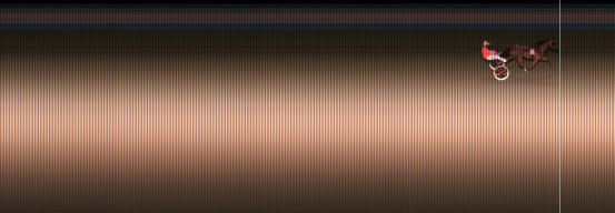 Målfoto for løp 8 på bane KL den 09.04.2018