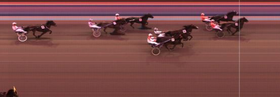 Målfoto for løp 5 på bane KL den 19.04.2018