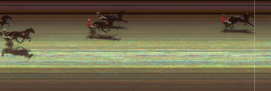 Målfoto for løp 7 på bane KL den 30.04.2018