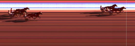 Målfoto for løp 2 på bane KL den 07.06.2018