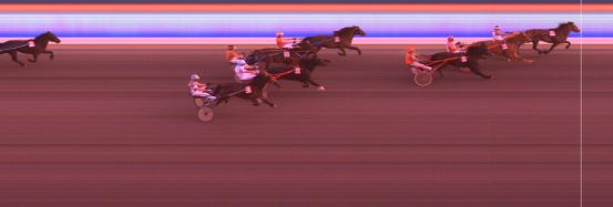 Målfoto for løp 8 på bane KL den 07.06.2018