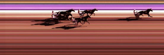 Målfoto for løp 1 på bane KL den 26.07.2018