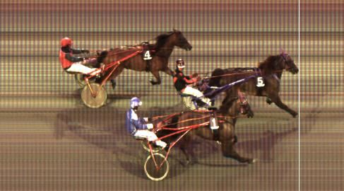 Målfoto for løp 6 på bane KL den 16.08.2018