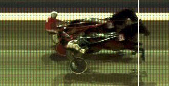 Målfoto for løp 8 på bane KL den 16.08.2018