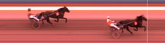 Målfoto for løp 3 på bane KL den 22.08.2018