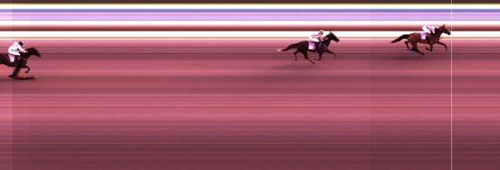 Målfoto for løp 2 på bane KL den 13.09.2018