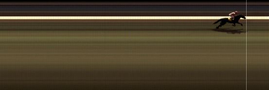 Målfoto for løp 4 på bane KL den 13.09.2018