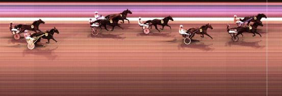 Målfoto for løp 1 på bane KL den 01.10.2018