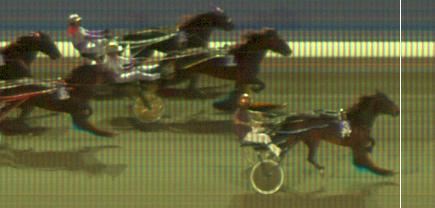 Målfoto for løp 2 på bane KL den 14.10.2018