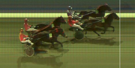 Målfoto for løp 4 på bane KL den 14.10.2018