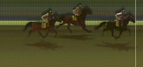 Målfoto for løp 7 på bane KL den 14.10.2018