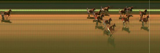 Målfoto for løp 1 på bane KL den 25.10.2018