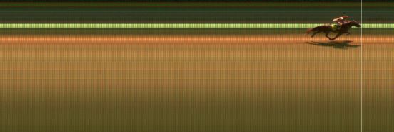 Målfoto for løp 2 på bane KL den 25.10.2018