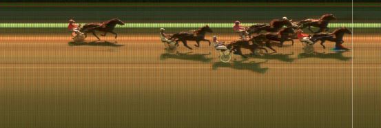 Målfoto for løp 3 på bane KL den 25.10.2018