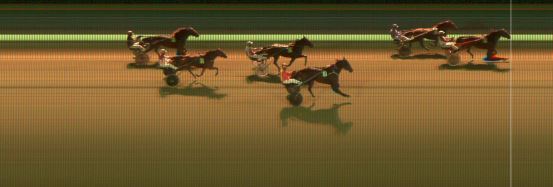 Målfoto for løp 4 på bane KL den 25.10.2018